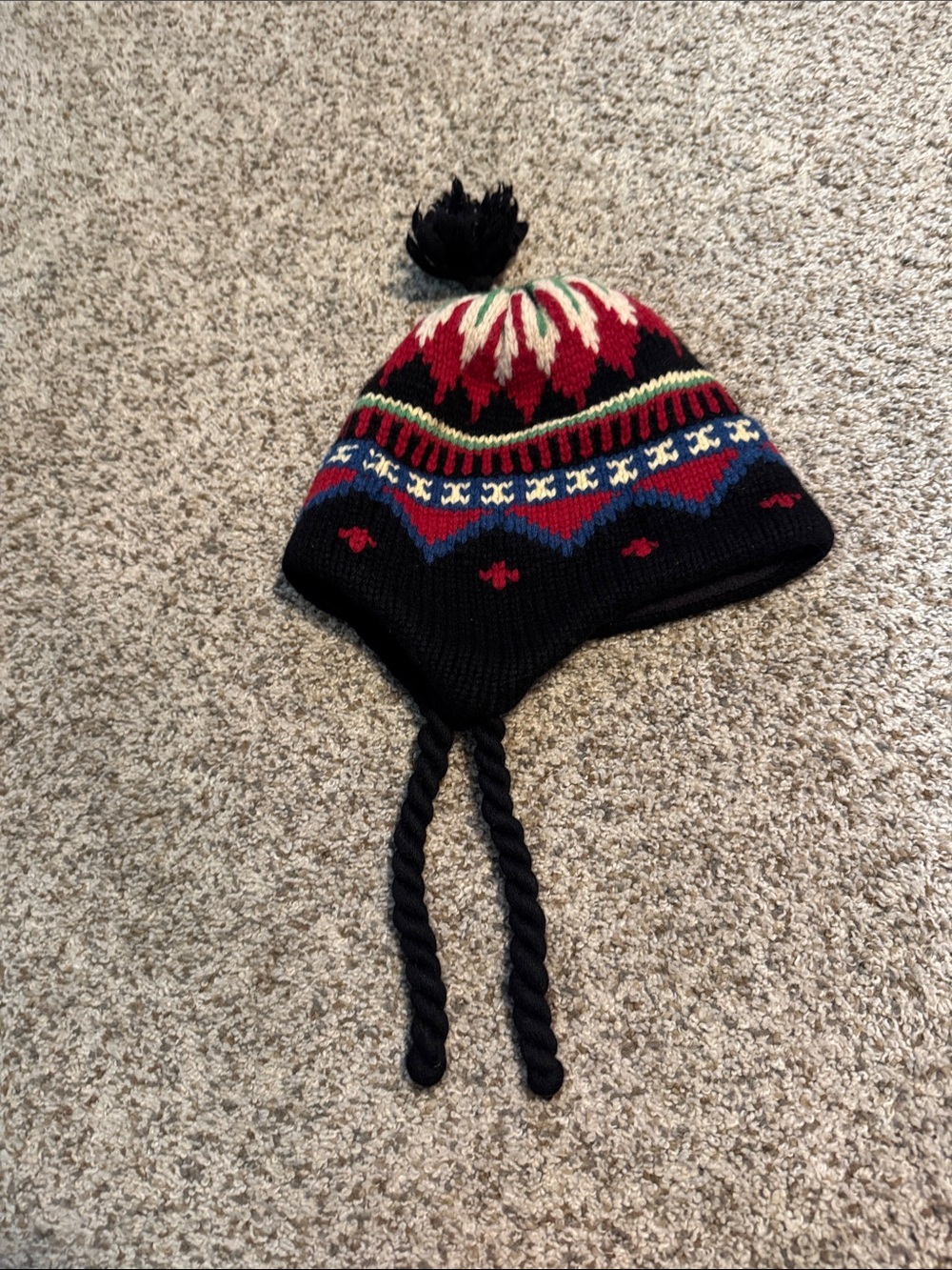 Polo Ralph Lauren Nordic Wool Cashmere Blend Knit Earflap Hat